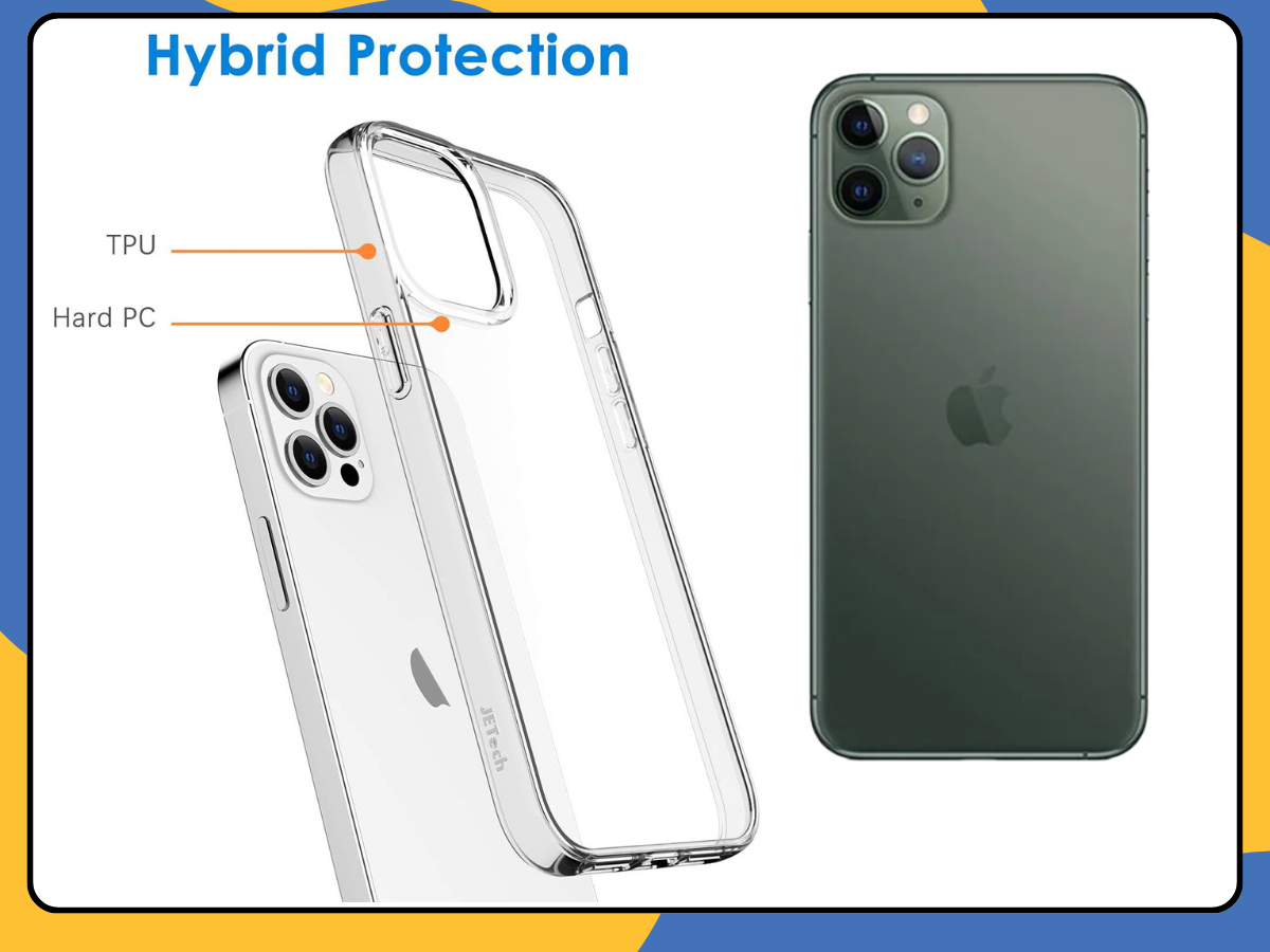 iPhone 13/13 Pro/Pro Max Clear Shockproof Slim Silicone Gel Case Phone Cover