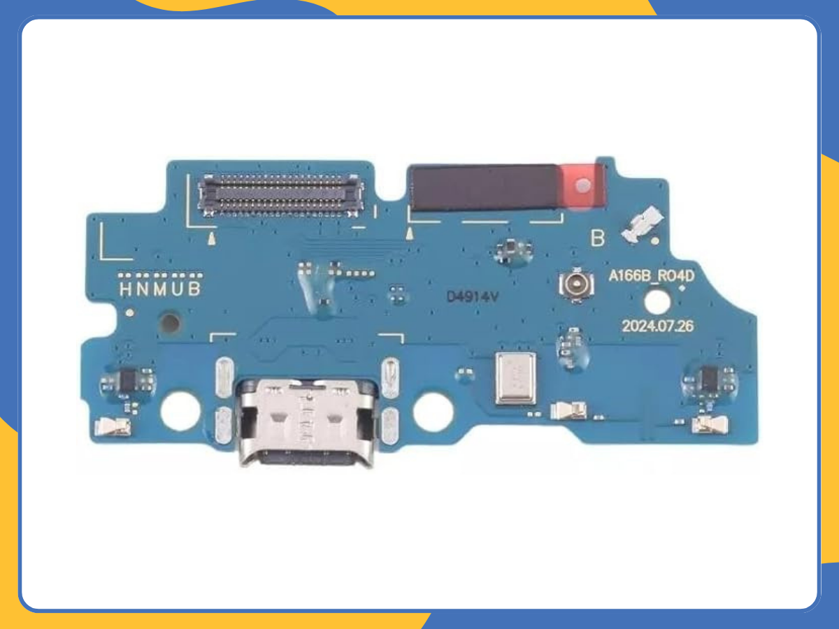 Samsung Galaxy A16 5G SM-A166B USB-C Mic Dock Connector Board Charging Port OEM