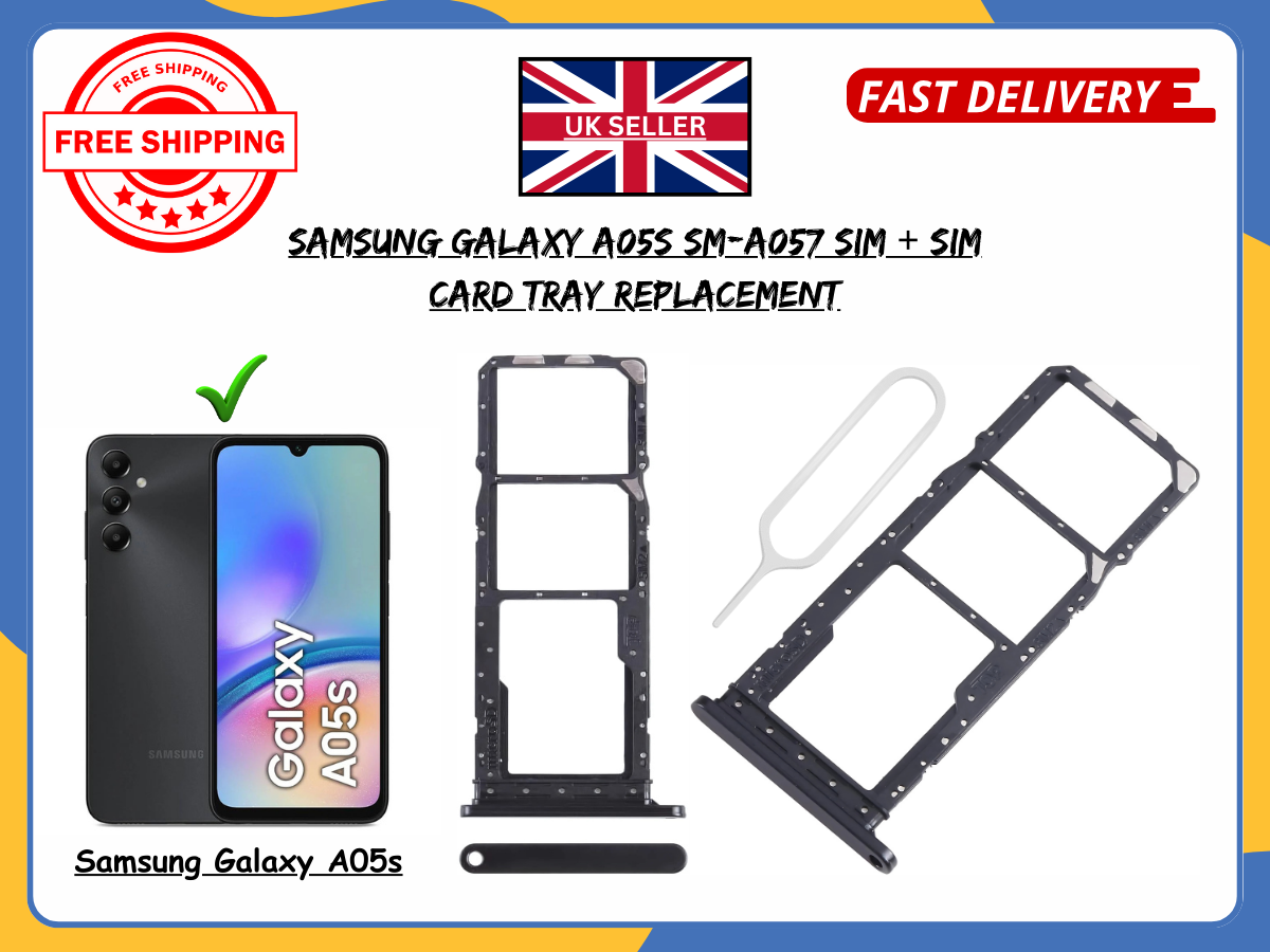 For Samsung Galaxy A05s SM-A057 Dual SIM SD Card Tray Slot Holder Replacement UK