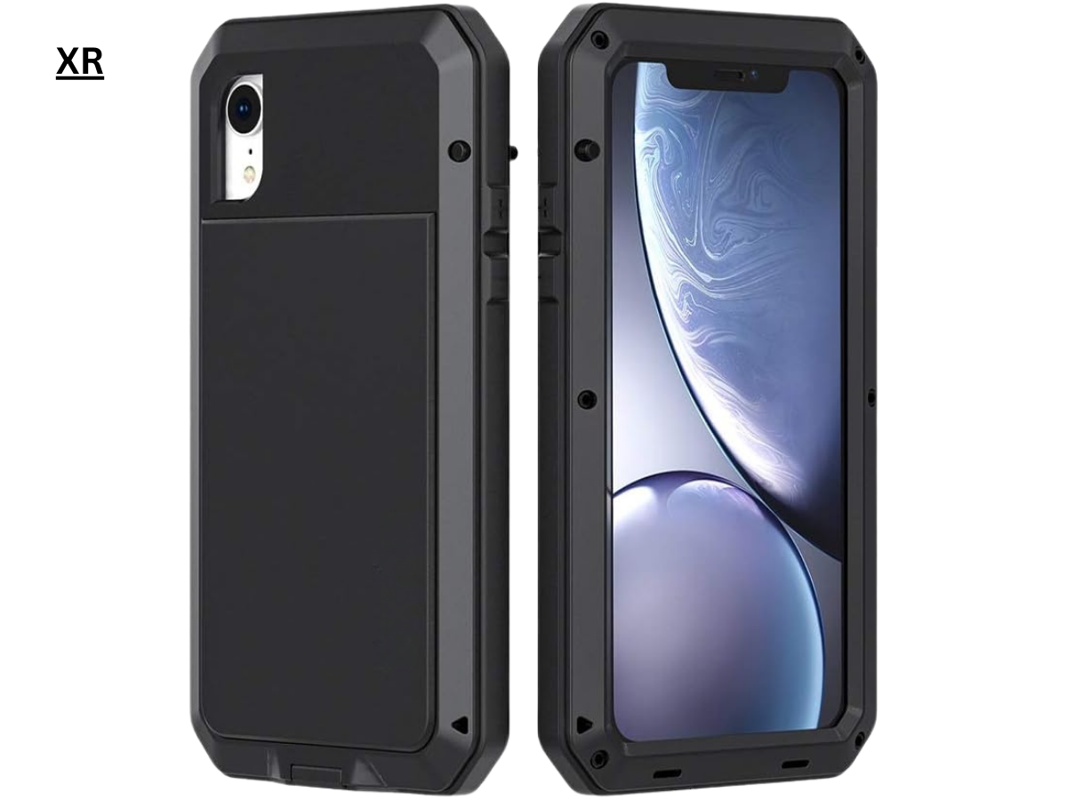 Aluminum Heavy Duty Armor Military Screw Case for iPhone 7-16 Pro Max & S21-S24