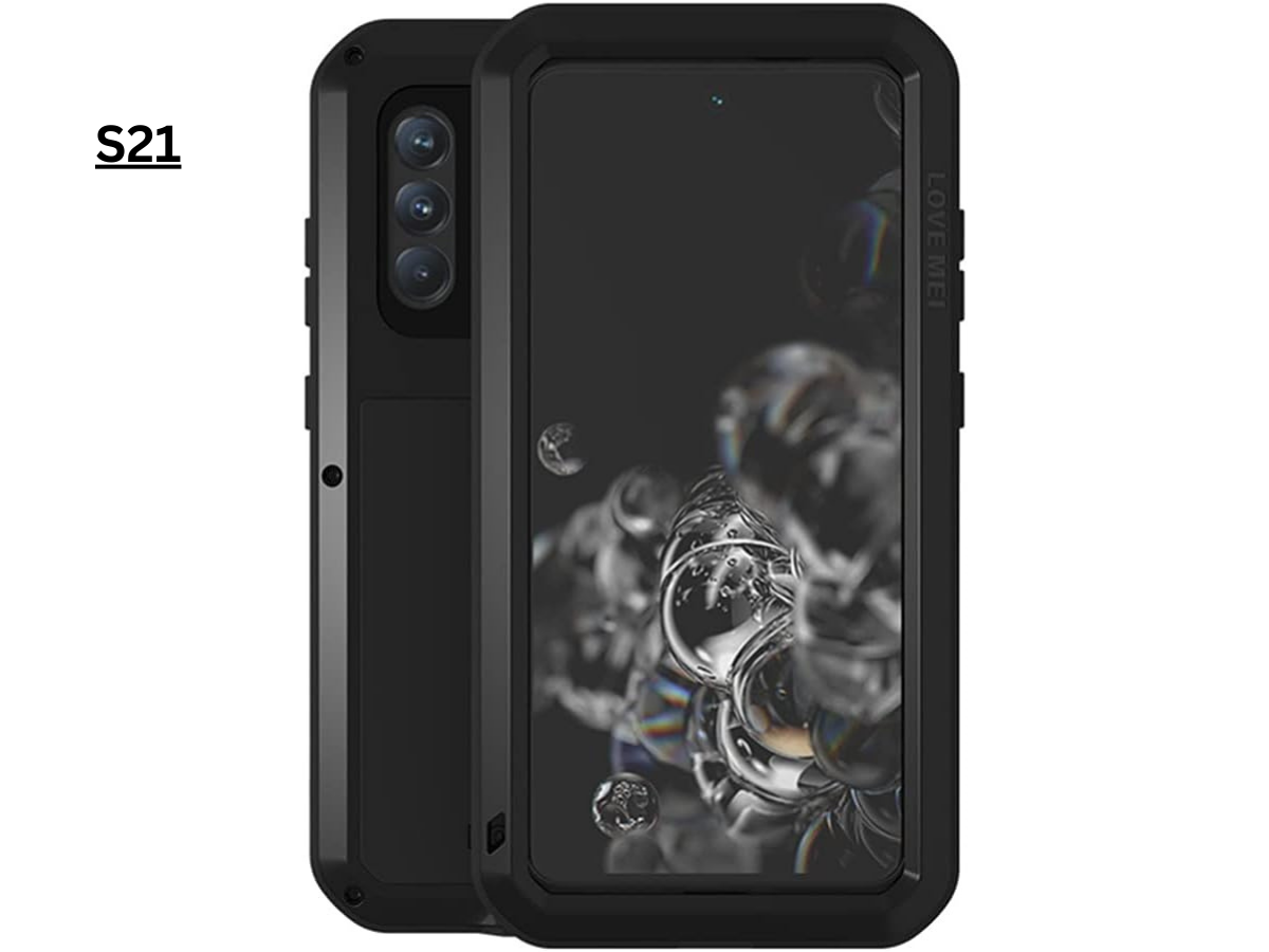 Aluminum Heavy Duty Armor Military Screw Case for iPhone 7-16 Pro Max & S21-S24