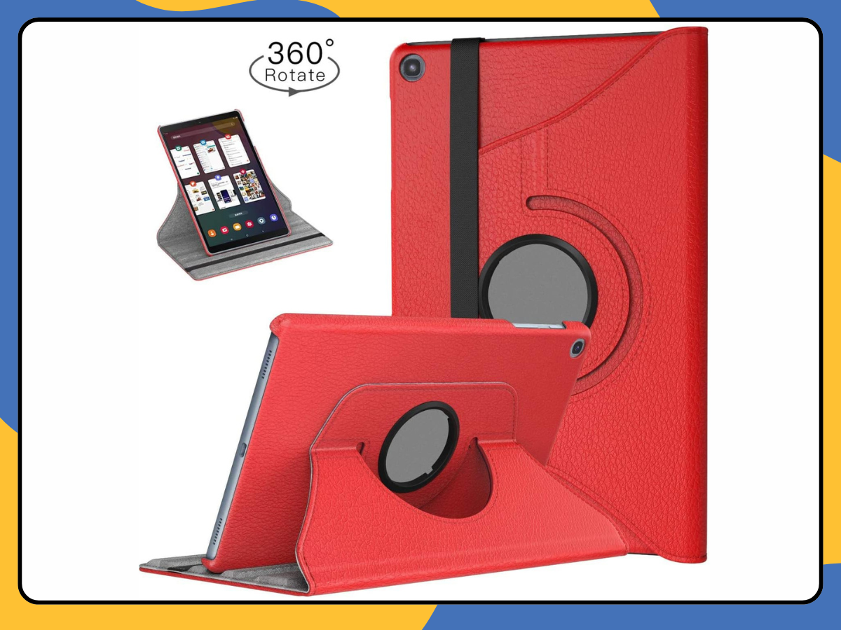 Samsung Galaxy Tab A 10.1" 2019 T510 T515 Leather 360 Rotating Tablet Case Cover