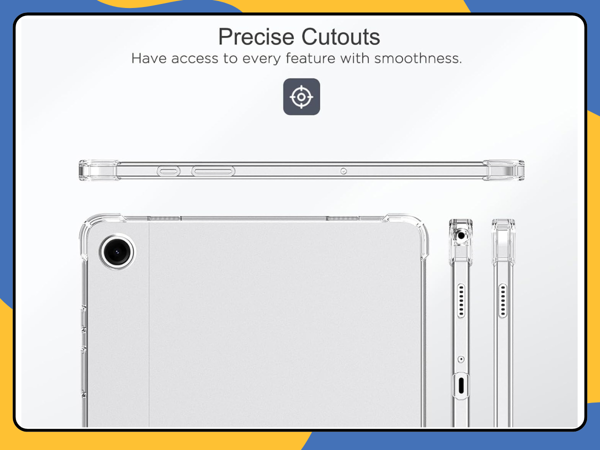 Samsung Galaxy Tab A9 A9+ Plus S9 S8 Case Clear Shockproof Tablet Gel Cover UK