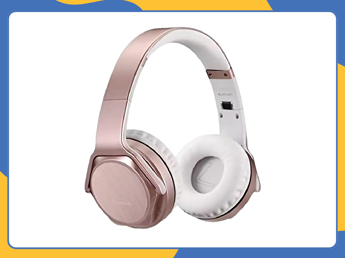Wireless Bluetooth Over-Ear Headphones Noise Cancelling Headset with Microphone