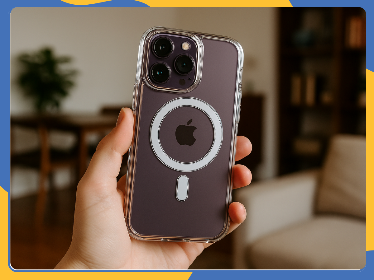 Clear Magnetic iPhone 15 14 13 12 Pro Max Case MagSafe Shockproof Silicone Cover