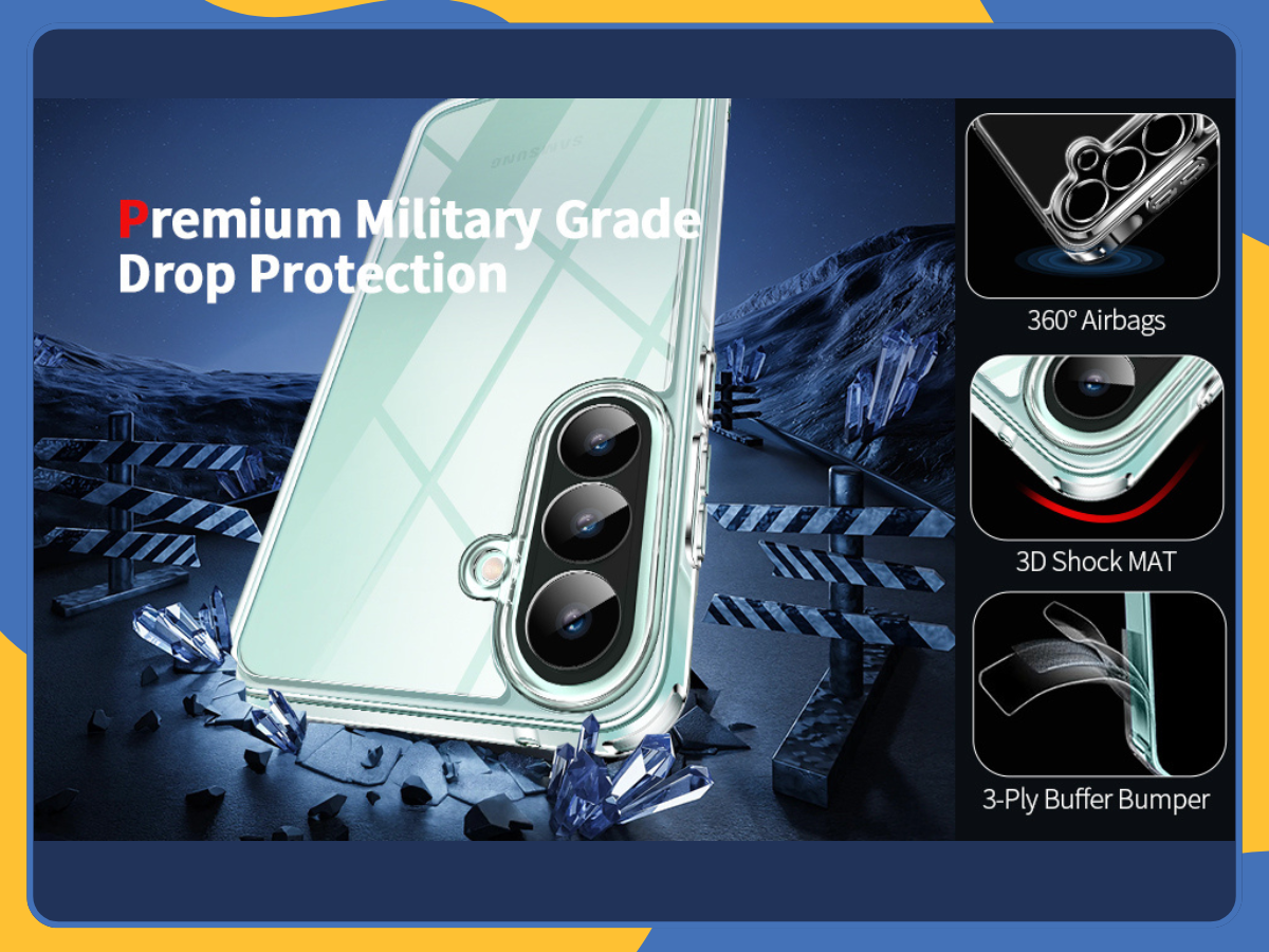 Samsung Galaxy A26 5G Clear Silicone Gel Case β Shockproof TPU Phone Cover