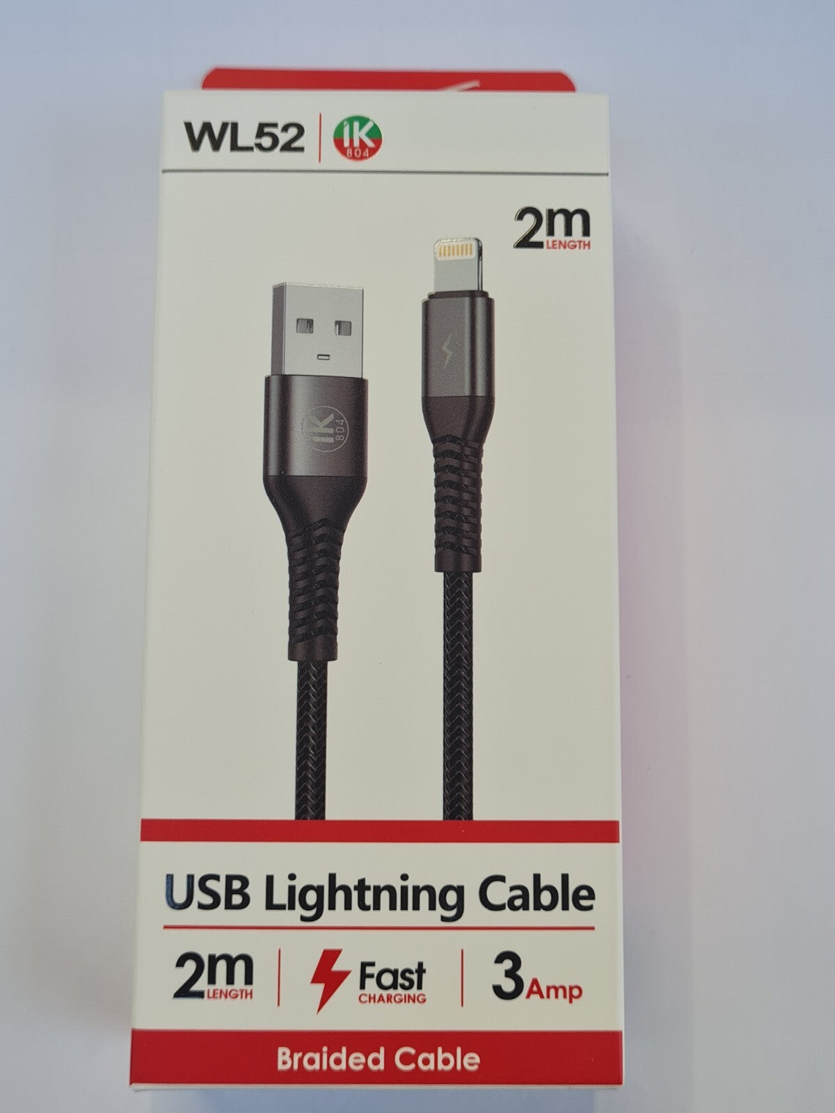 Heavy Duty Braided USB Fast Charger Cable for iPhone 14 13 12 11 X 8 7β 1M 2M 3M