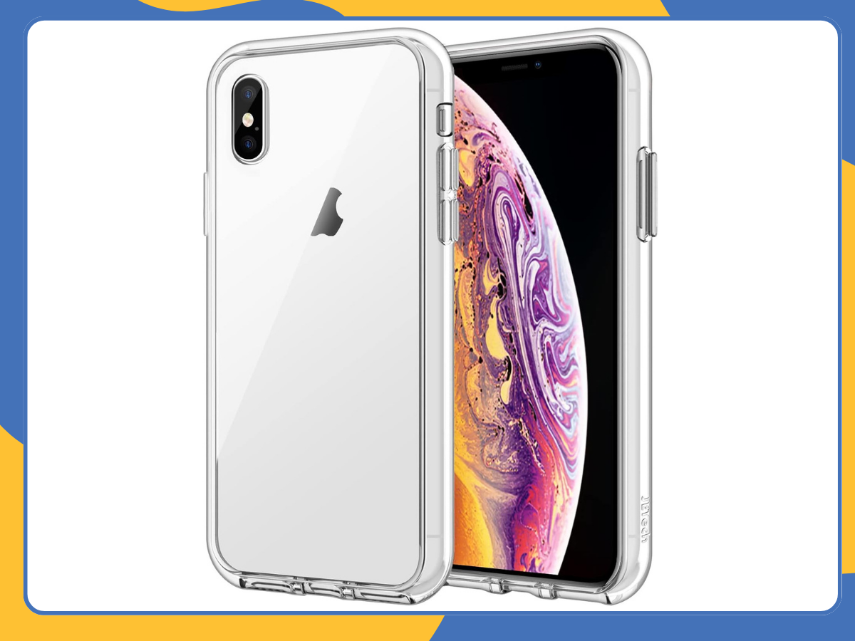 iPhone X/XS Clear Shockproof Silicone Gel Case Cover Slim Fit - UK Seller
