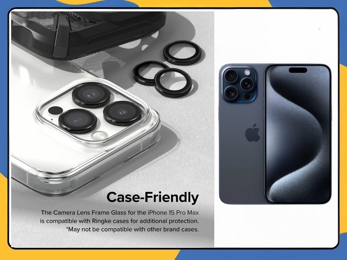 iPhone 15 Pro Max Rear Camera Glass Lens Replacement 3pc Adhesive OEM Quality UK