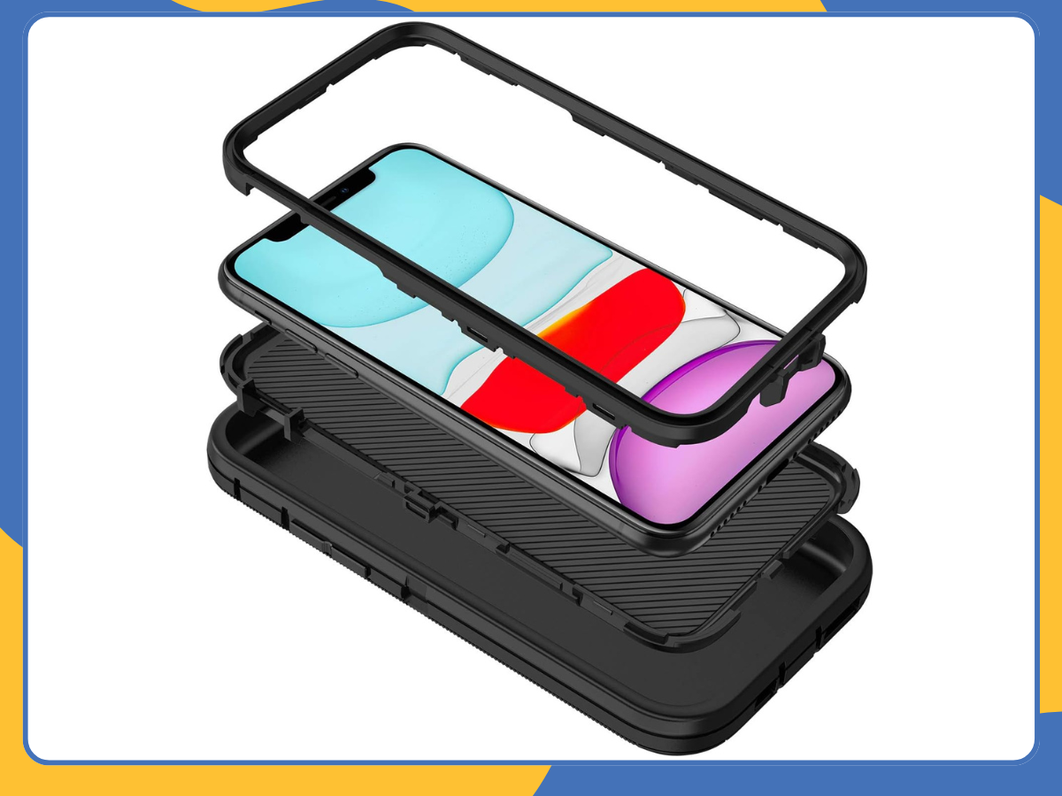 For iPhone 11 13 14 15 Pro Max Shockproof Hybrid Armor Heavy Duty Case Cover UK