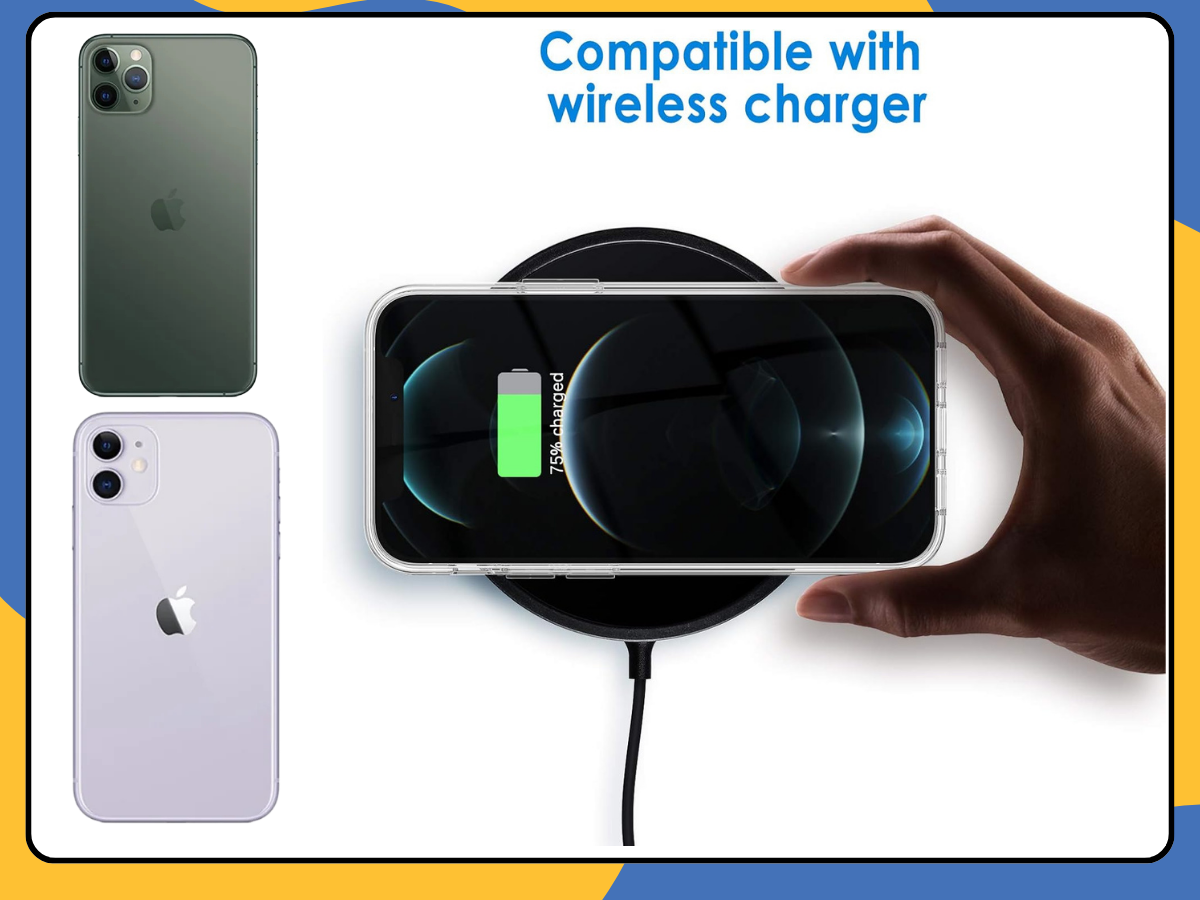 iPhone 13/13 Pro/Pro Max Clear Shockproof Slim Silicone Gel Case Phone Cover