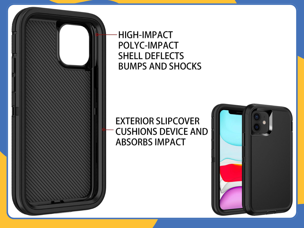 For iPhone 11 13 14 15 Pro Max Shockproof Hybrid Armor Heavy Duty Case Cover UK