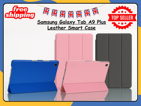 Samsung Galaxy Tab A9 Plus 11" PU Leather Flip Folio Stand Tablet Case Cover UK