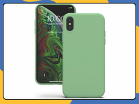 iPhone X /XS Liquid Silicone Case Shockproof Matte TPU Back Phone Cover UK Stock