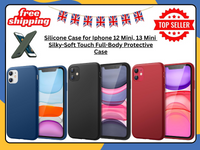 iPhone 12, 13 Mini Liquid Silicone Case Shockproof Matte TPU Back Phone Cover UK