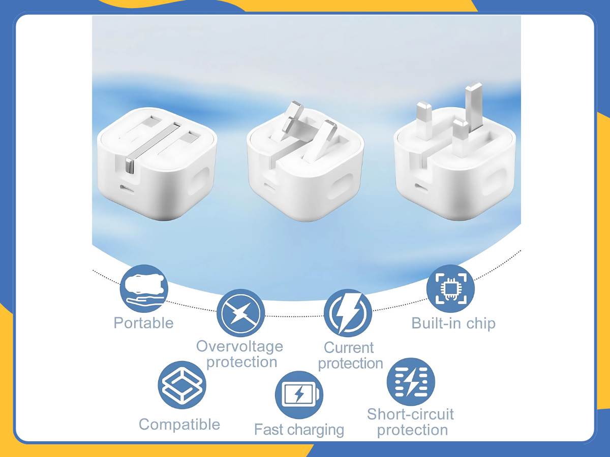 20W USB-C PD Fast Charger Power Adapter Plug For iPhone 15 14 Pro Max Samsung UK