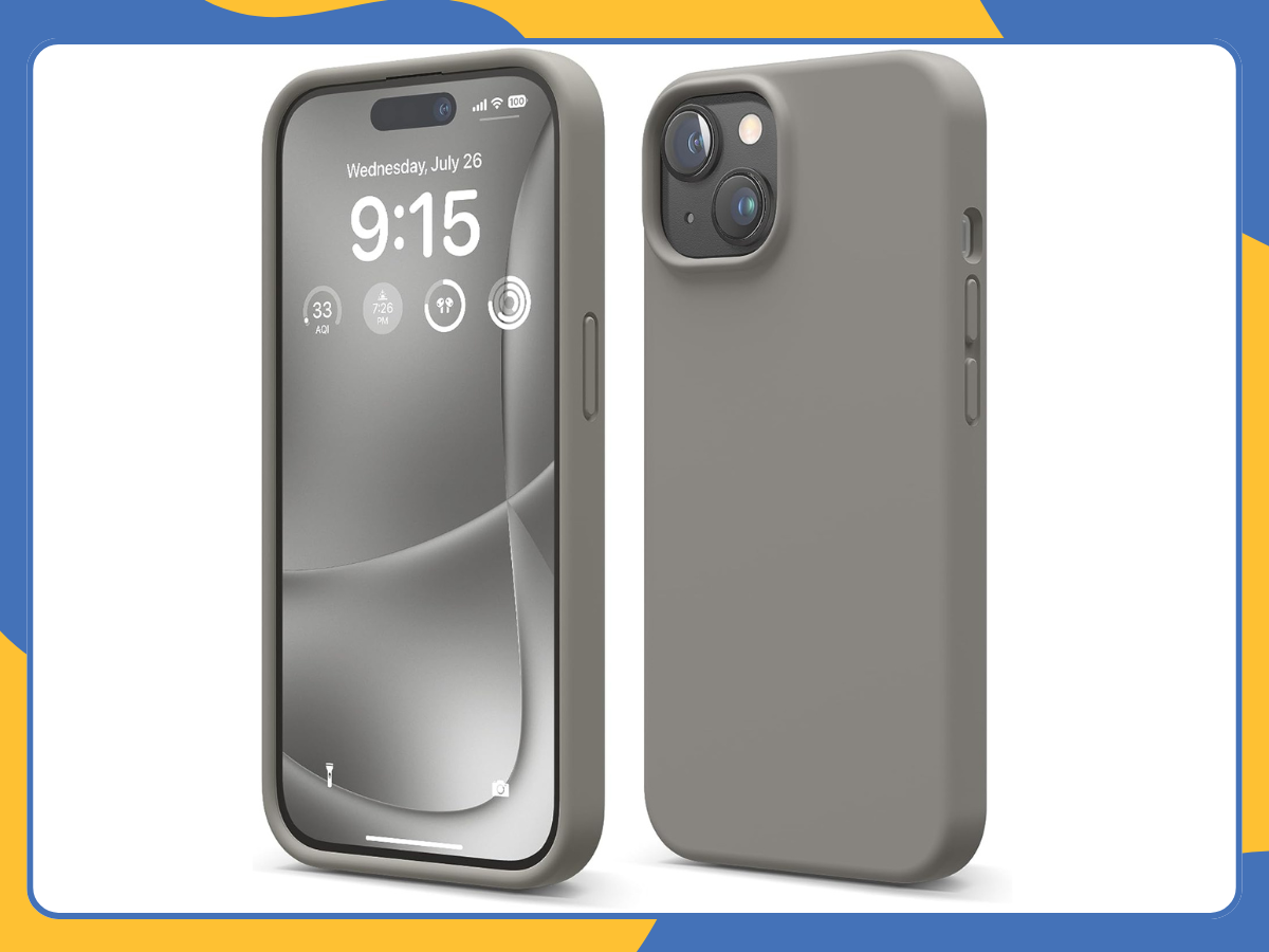 iPhone 15 14 Plus Case Liquid Silicone Shockproof Soft TPU Bumper Cover UK Stock