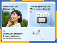 REMAX TWS-10i Wireless Earbuds Bluetooth 5.3 Headphones Charging Case UK