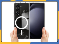 Magnetic Clear Case For Samsung Galaxy Z Fold 4 5 6 Shockproof Slim Bumper Cover