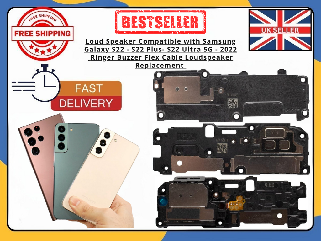 Samsung S22 S22+ S22 Ultra 4G/5G Loudspeaker Buzzer OEM Internal Replacement UK