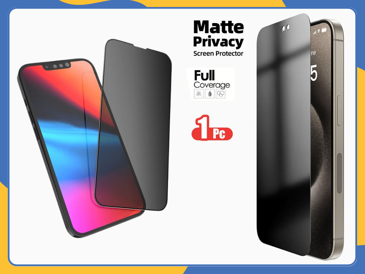 Privacy Tempered Glass Screen Protector For iPhone 16 15 14 13 12 11 XR Pro Max