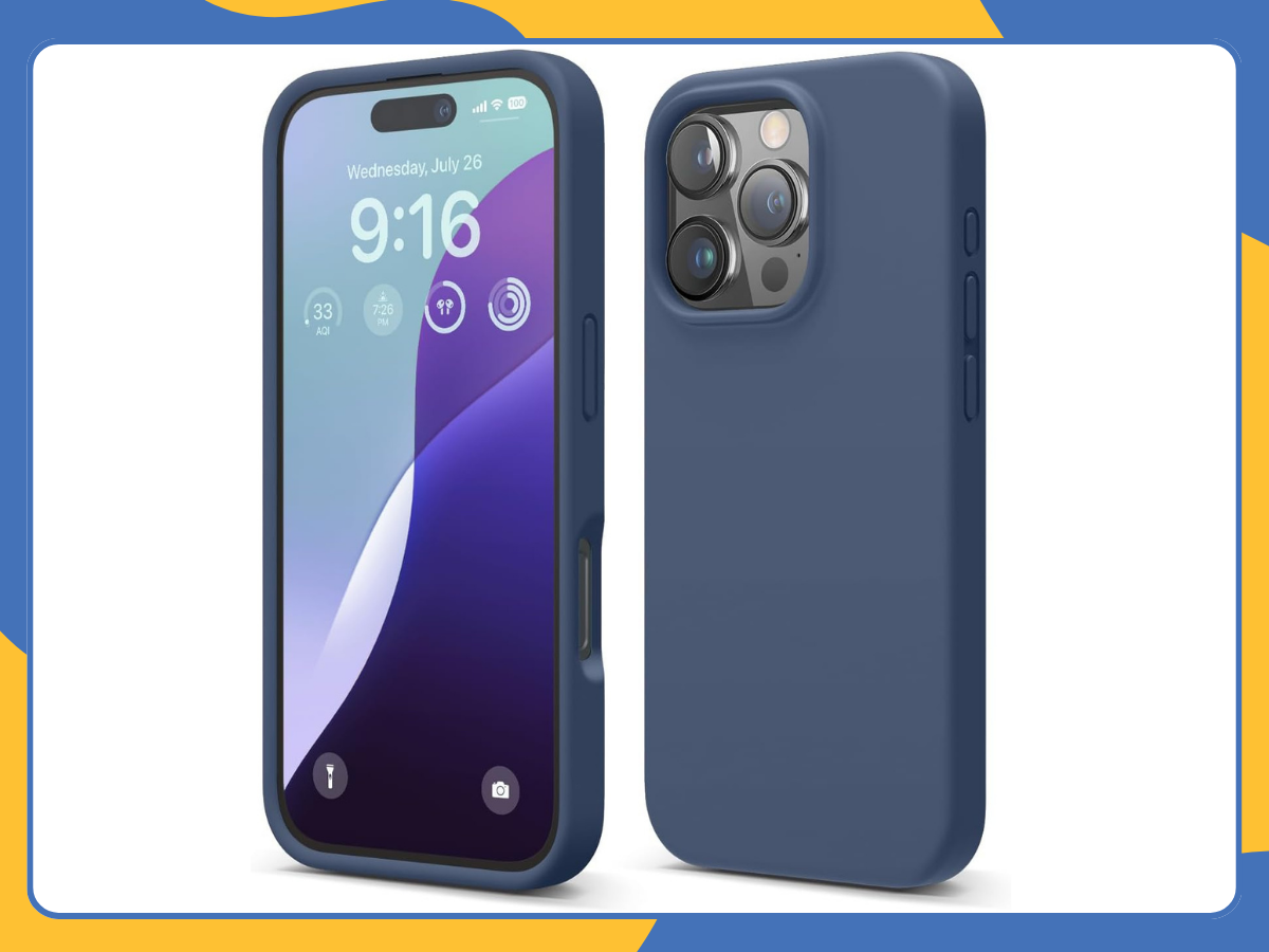 iPhone 16 Pro Liquid Silicone Case Shockproof Matte TPU Back Phone Cover UK