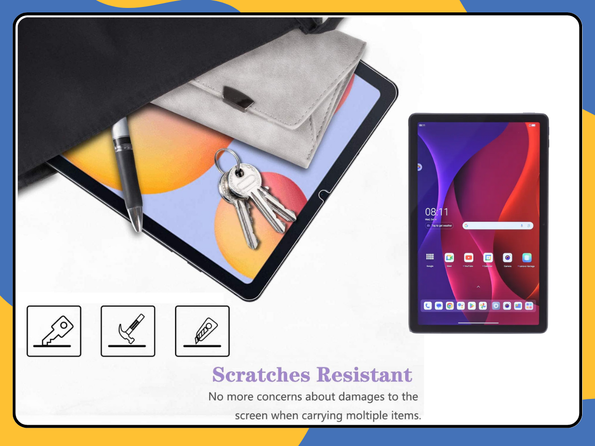 2X Tempered Glass Screen Protector For Lenovo Tab M10 M8 M9 P12 P11 Tablet UK