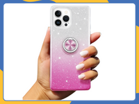 Glitter Magnetic Shockproof Ring Holder Case For Apple iPhone 12 Phone Cover UK