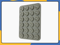 Silicone Suction Cup Phone Holder Sticky Adhesive Mount Pad for Desk, Glass UK