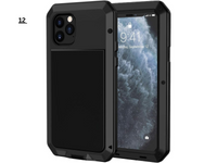 Aluminum Heavy Duty Armor Military Screw Case for iPhone 7-16 Pro Max & S21-S24