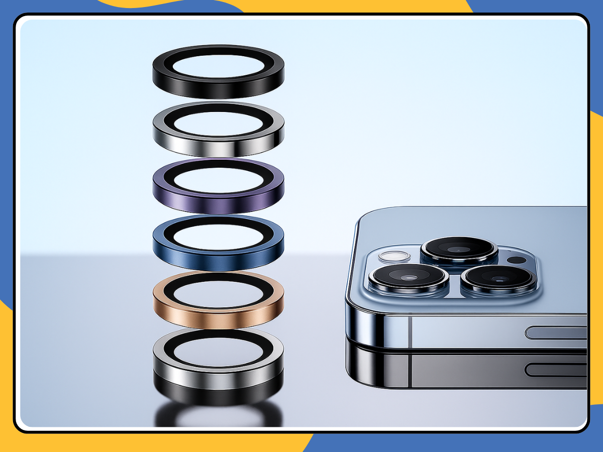 Metal Camera Lens Protector Glass Ring Cover For iPhone 15 16 Pro Max Plus UK