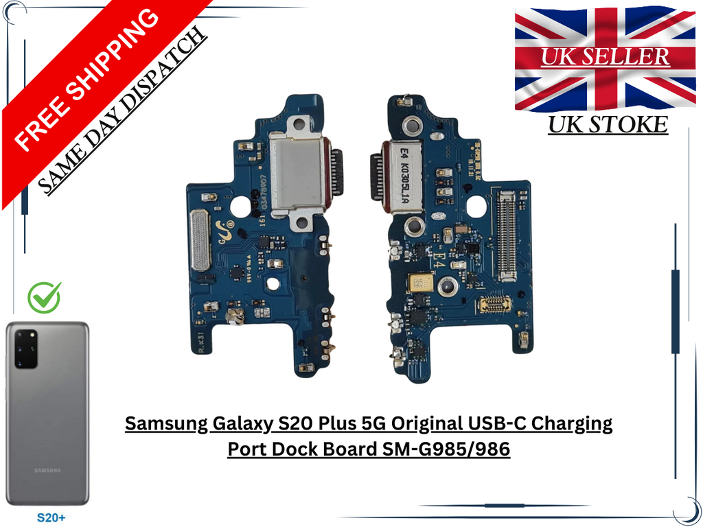Samsung Galaxy S20 Plus 5G Original USB-C Charging Port Dock Board SM-G985/986