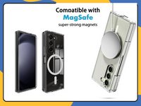 Magnetic Clear Case For Samsung Galaxy Z Fold 4 5 6 Shockproof Slim Bumper Cover