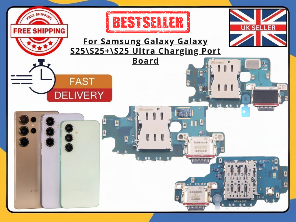 Samsung Galaxy S25 S25+ S25 Ultra Charging Port USB-C Dock Connector Board UK