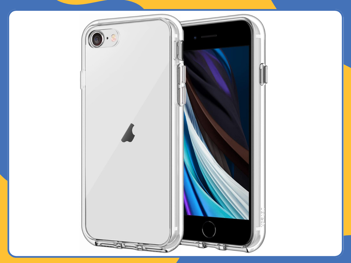 iPhone 7/8/SE (2020/2022) Clear Shockproof Silicone Gel Case Cover - UK Seller