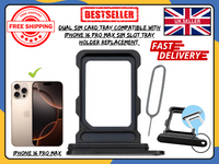 Apple iPhone 16 Pro Max SIM Card Tray Replacement | OEM Dual SIM Slot UK Version