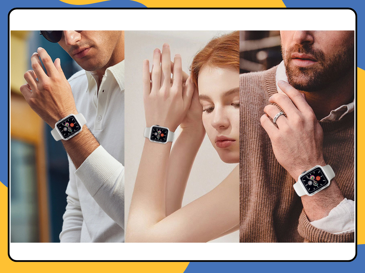 Apple Watch Case GEL TPU Cover Screen Protector For iWatch 7 8 9 6 5 4 SE Series