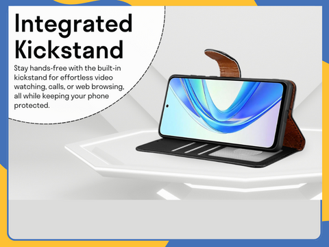 Honor 90 Smart / 200 Pro/ X7b Slim Magnetic Flip Leather Book Wallet Stand Cover