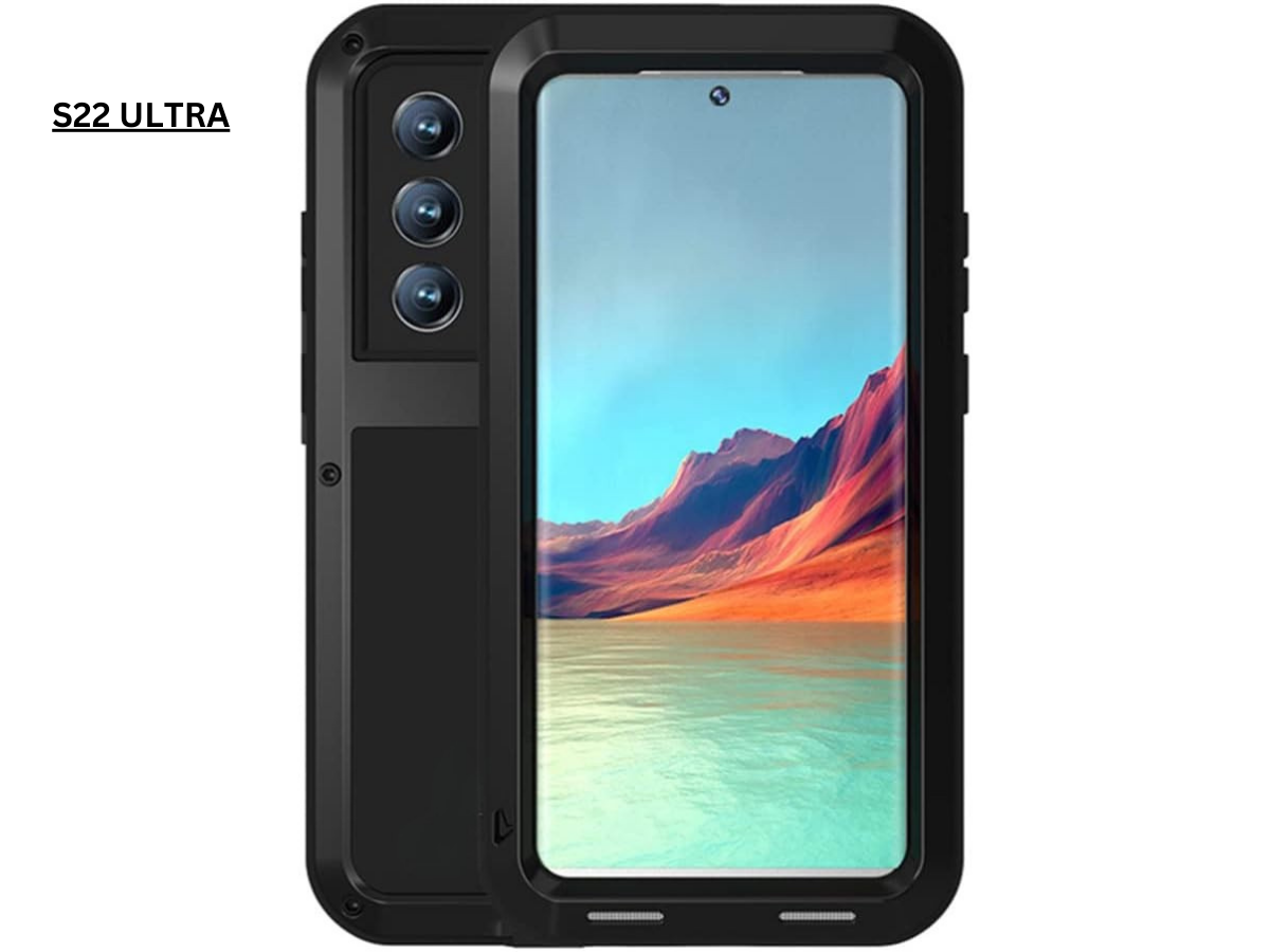 Aluminum Heavy Duty Armor Military Screw Case for iPhone 7-16 Pro Max & S21-S24