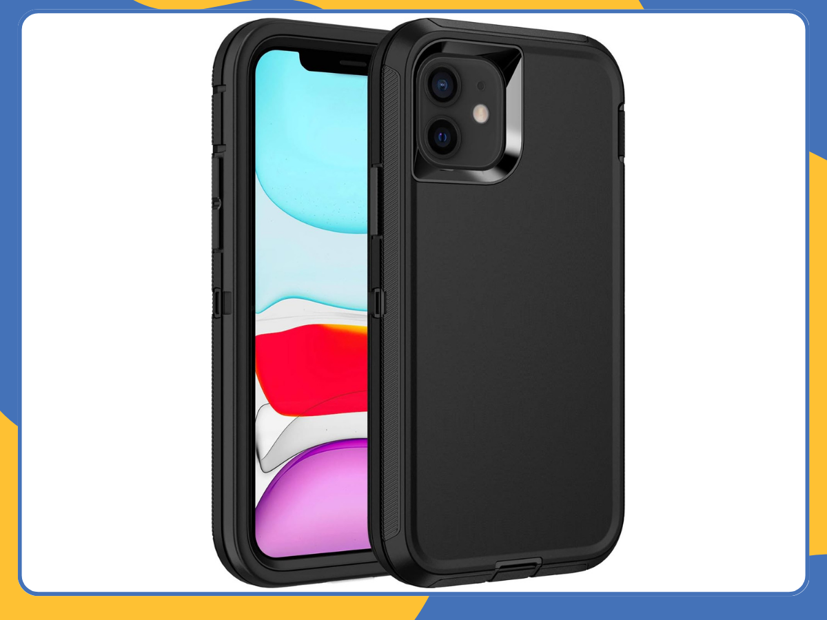 For iPhone 11 13 14 15 Pro Max Shockproof Hybrid Armor Heavy Duty Case Cover UK