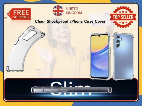 For Samsung Galaxy A54 A52 A32 5G A Series Clear Shockproof Phone Case Cover UK