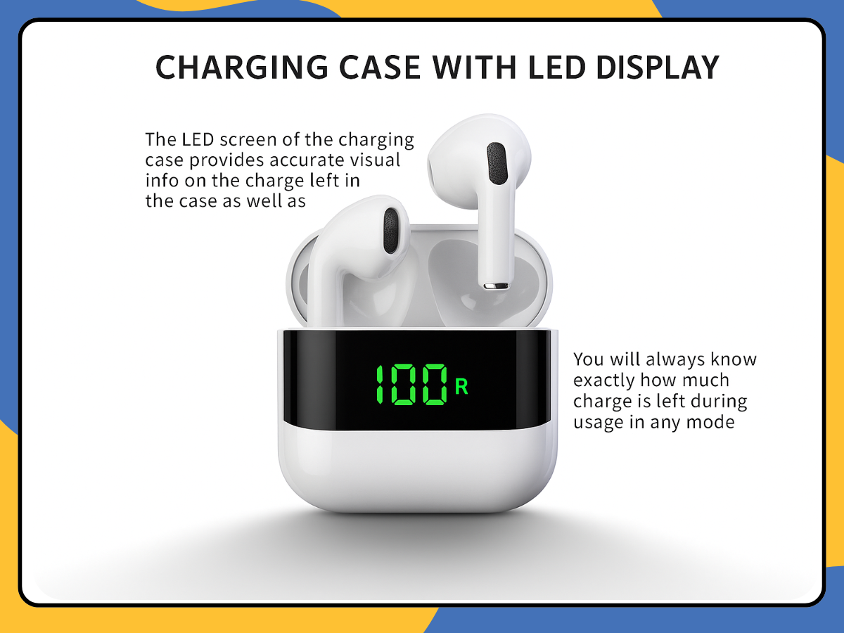 Remax TWS-10Plus True Wireless Bluetooth Earbuds with Mic & Power Display Mic UK