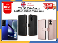 TCL 50 Book Wallet Case Slim PU Leather Flip Stand Phone Cover Magnetic UK