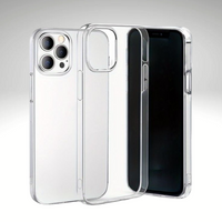 Silicone Clear Case for iPhone 16 15 14 Pro Max Plus 13 11 12 XR 7 8 Shockproof