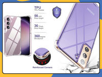 For Samsung Galaxy A54 A52 A32 5G A Series Clear Shockproof Phone Case Cover UK