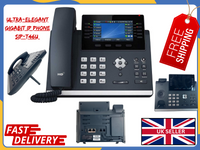 Yealink SIP-T46U Ultra-Elegant Gigabit IP Phone HD Voice | PoE | 16 Lines | VoIP