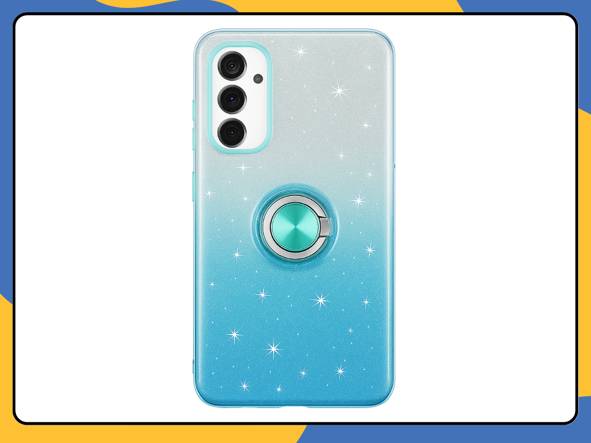 Glitter Ring Holder Shockproof Case For Samsung Galaxy A15 Phone Cover UK