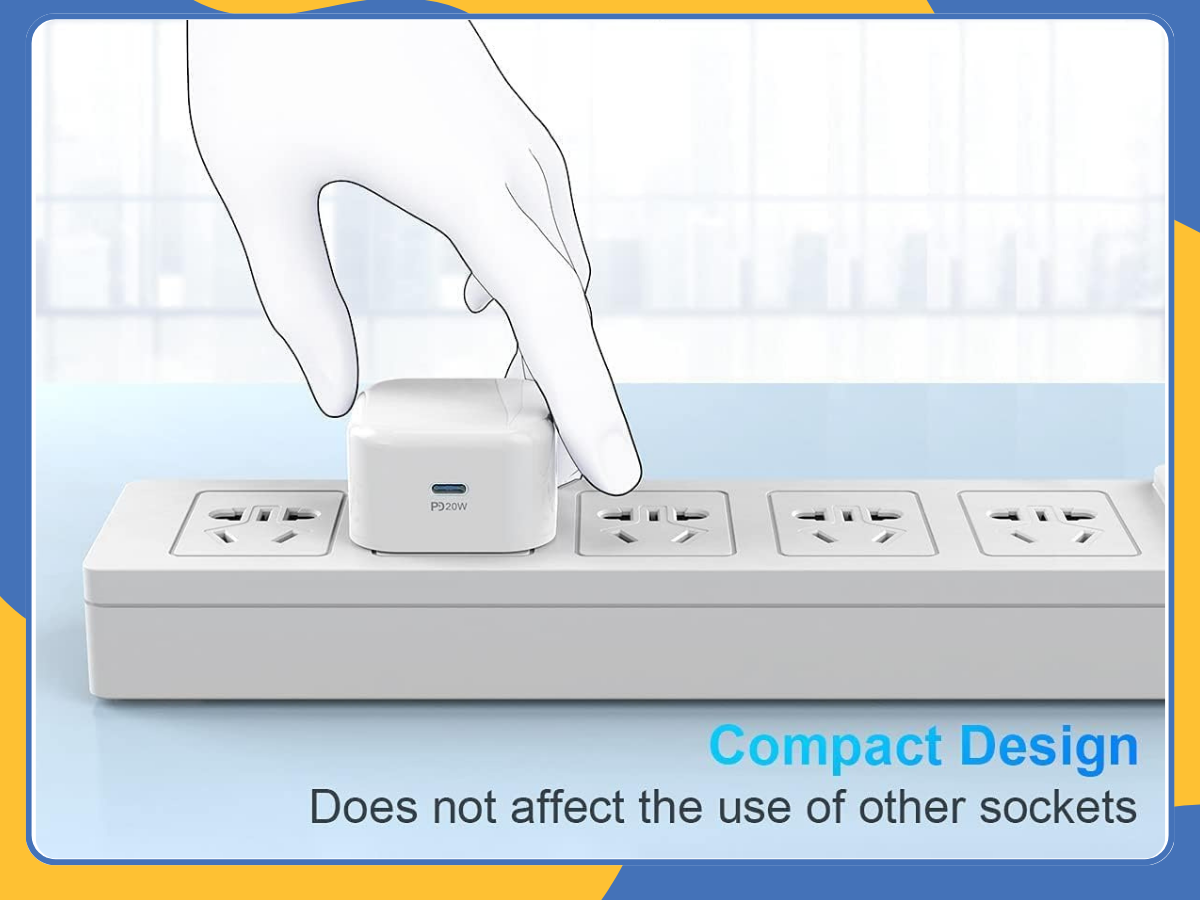 USB-C 20W PD Fast Charger Power Adapter Plug For iPhone 15 13 12 Pro Max Samsung