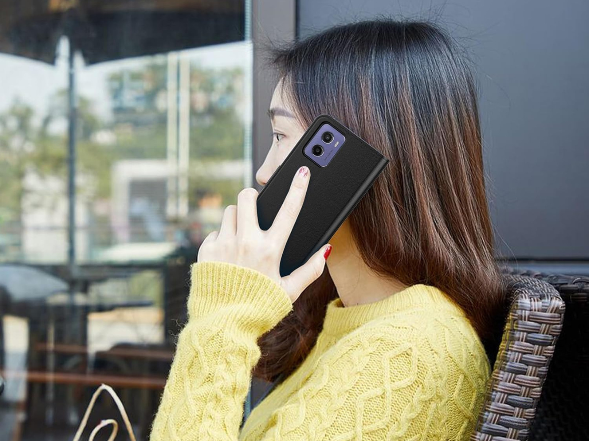 Motorola Moto G05 / E15 Folio Leather Gel Wallet Case Flip Stand Cover