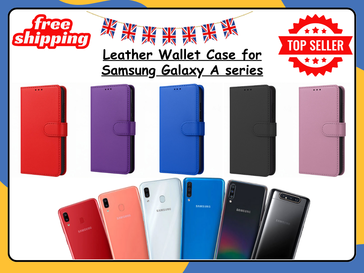 PU Leather Flip Wallet Case For Samsung Galaxy A Series A54 A32 A52 A21 Cover UK